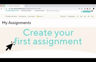 How to Create Assignments on Education.com