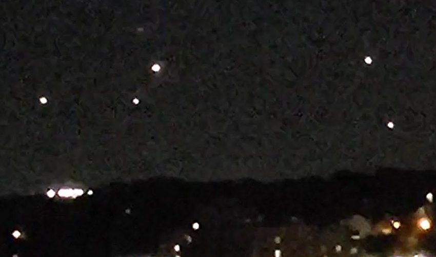 Fleet of UFOs has appeared over New York.