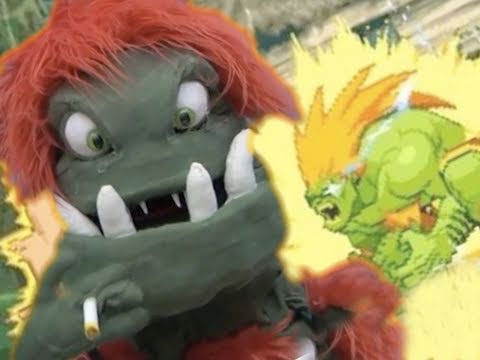 Street Fighter PUPPET SHOW: BLANKA!