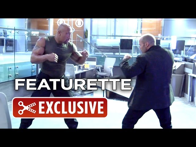 Furious 7 Exclusive Featurette – Hobbs vs. Shaw Fight (2015) – Dwayne Johnson Action Movie HD